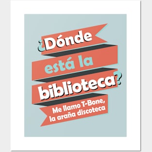 Donde Esta La Biblioteca Spanish Rap Posters and Art